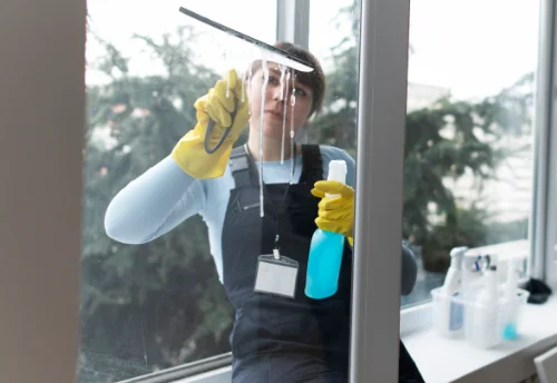 Nettoyage de vitres intérieures et extérieures à Fleury-la-Rivière